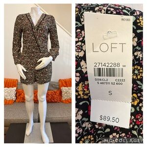 ❣️🆕 Ann Taylor LOFT Ditsy Floral Print Long Sleeve Romper❣️